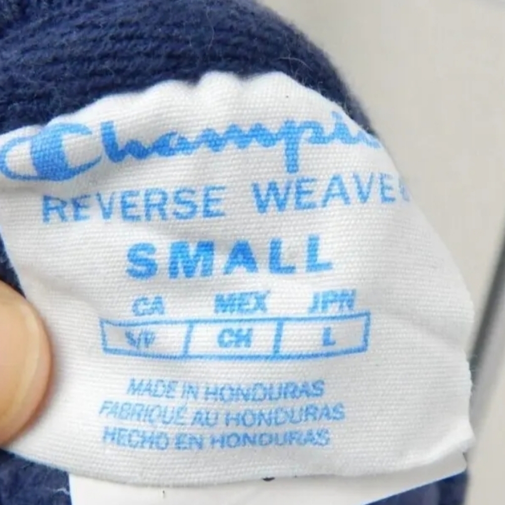Champion Navy Reverse Weave Pullover - image 2